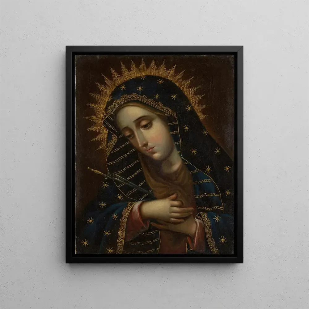 Maalaus La Vierge des Douleurs - Anonyymi | Taidetuloste
