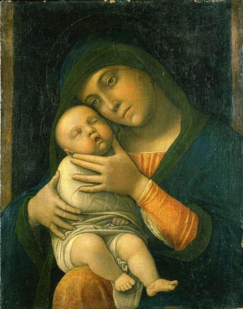 Maalaus Vierge à l'Enfant - Andrea Mantegna | Taidetuloste
