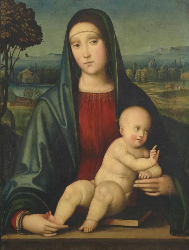 Maalaus Vierge à l'Enfant - Francesco Francia | Taidetuloste