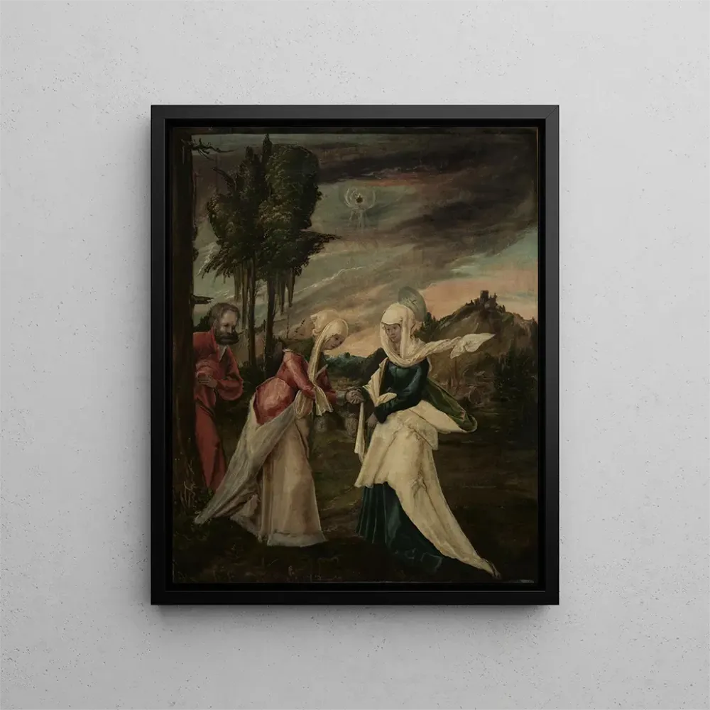 Maalaus La Visitation - Anonyymi | Taidetuloste