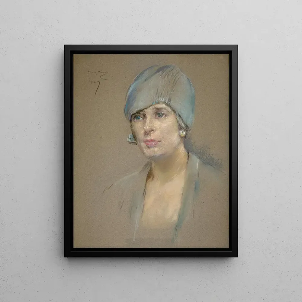 Maalaus Le visiteur Mme Richard P. McCullough - Alice Pike Barney | Taidetuloste