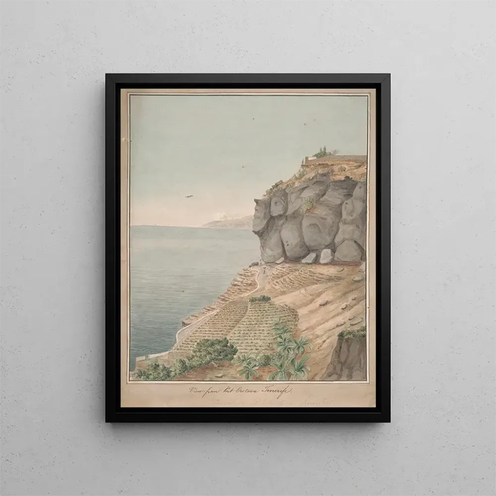 Maalaus Vue depuis Port Orotava Tenerife - Alfred Diston | Taidetuloste