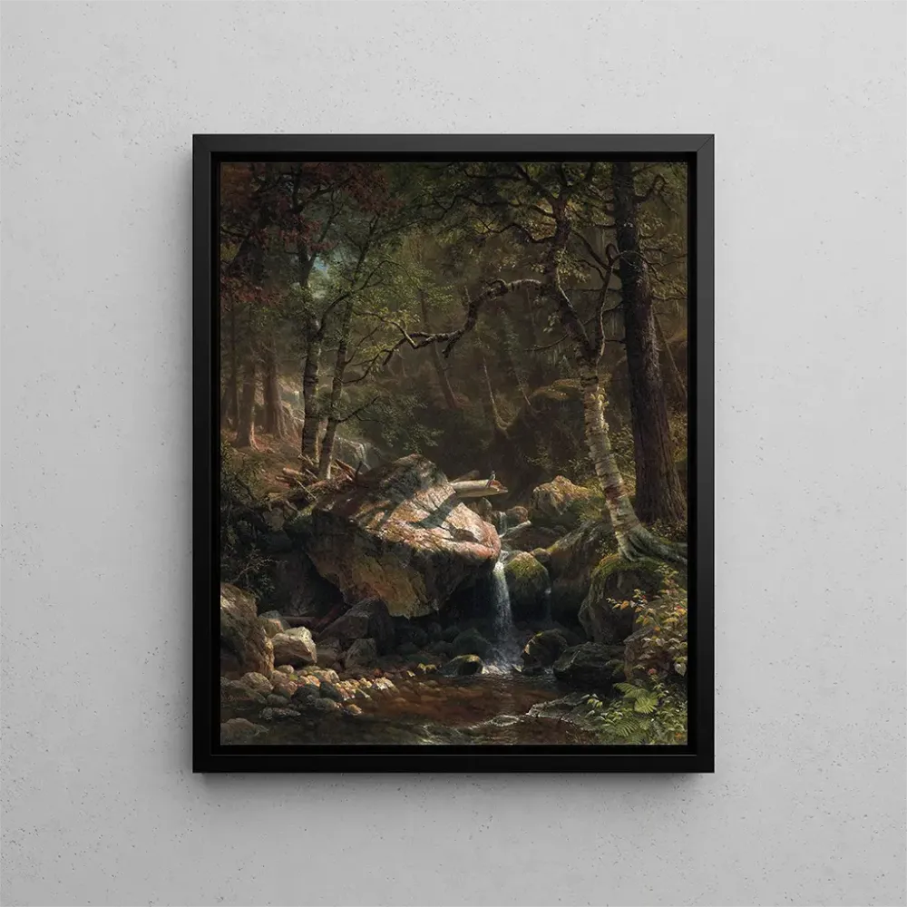 Maalaus Vuoristokuru - Albert Bierstadt | Taidetuloste