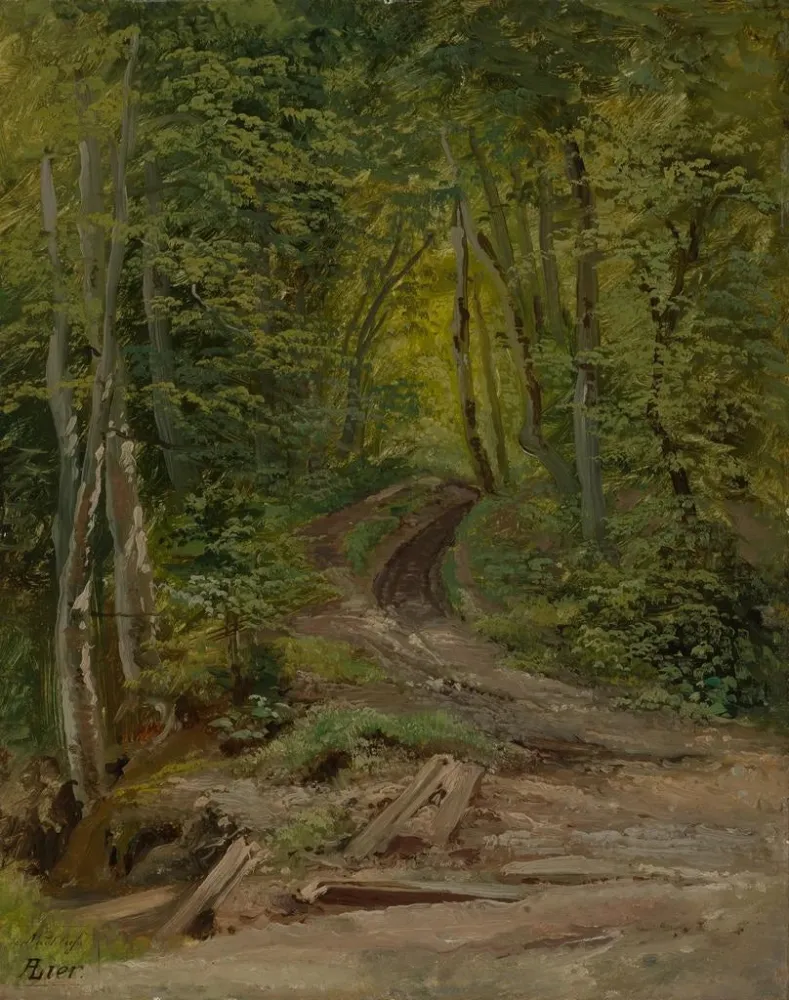 Maalaus Waldinneres - Adolf Heinrich Lier | Taidetuloste