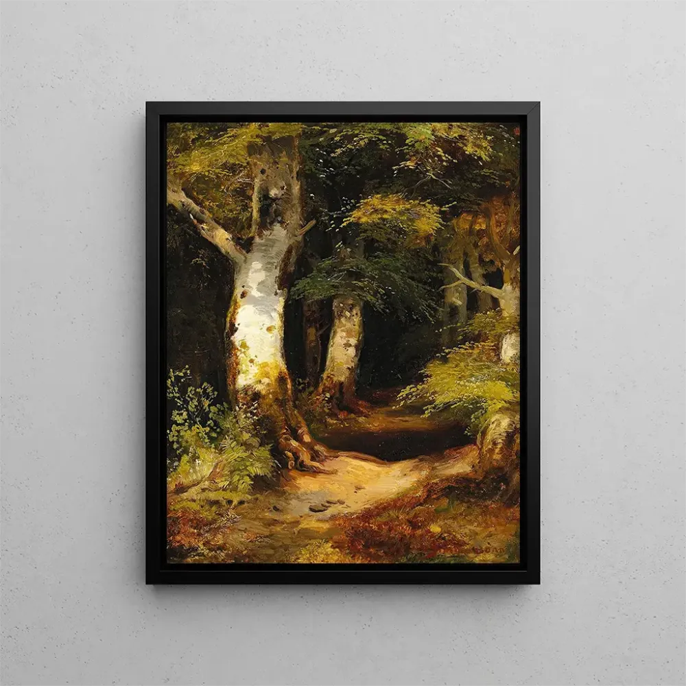 Maalaus Waldweg - Albert Zimmermann | Taidetuloste