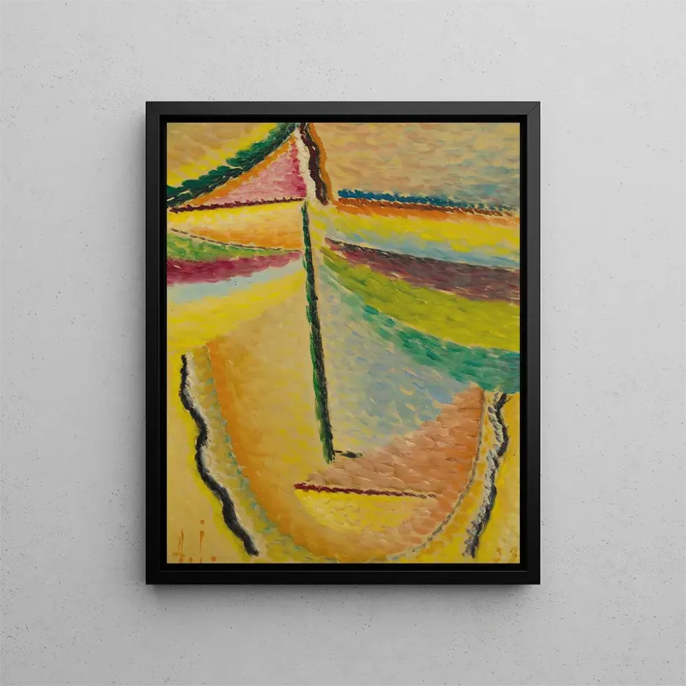 Maalaus Yhteenveto Pää L'Ange Gardien - Alexej von Jawlensky | Taidetuloste