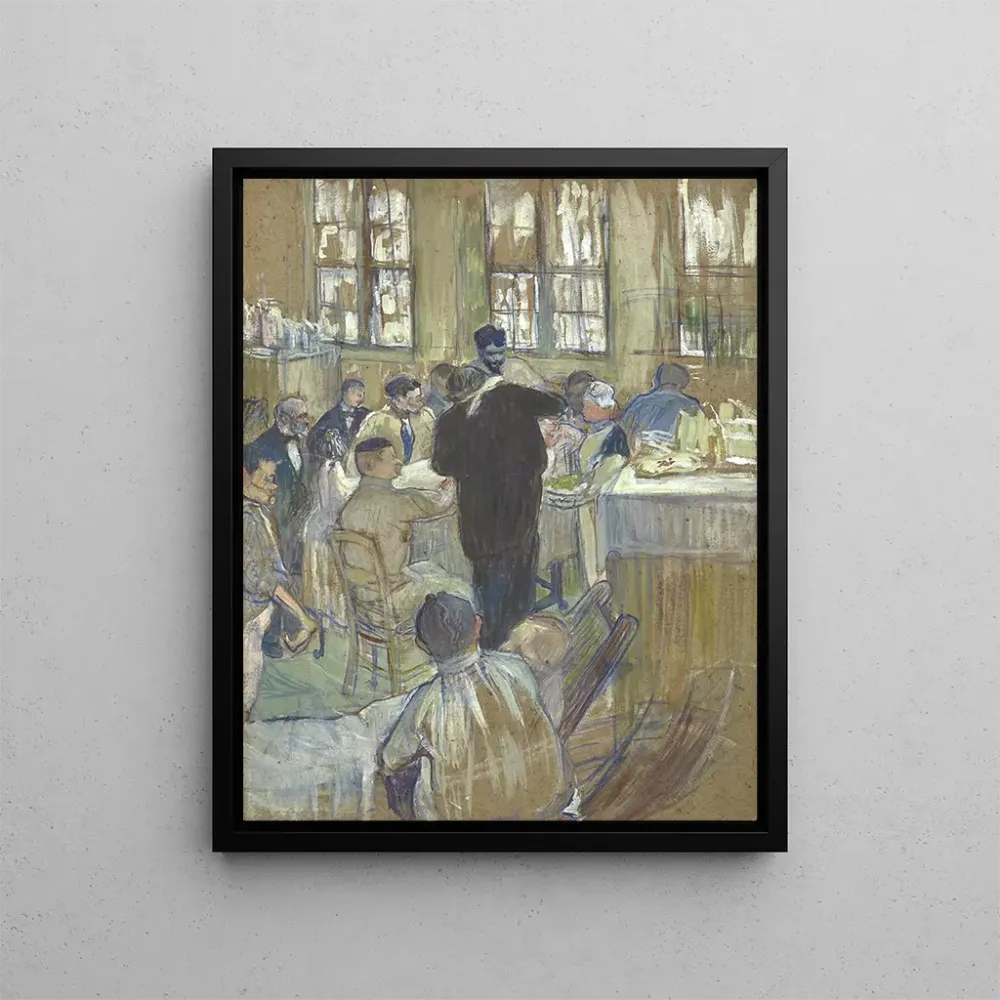 Maalaus Yksi toimenpide tohtori Panilta Kansainvälisessä sairaalassa - Henri de Toulouse - Lautrec | Taidetuloste