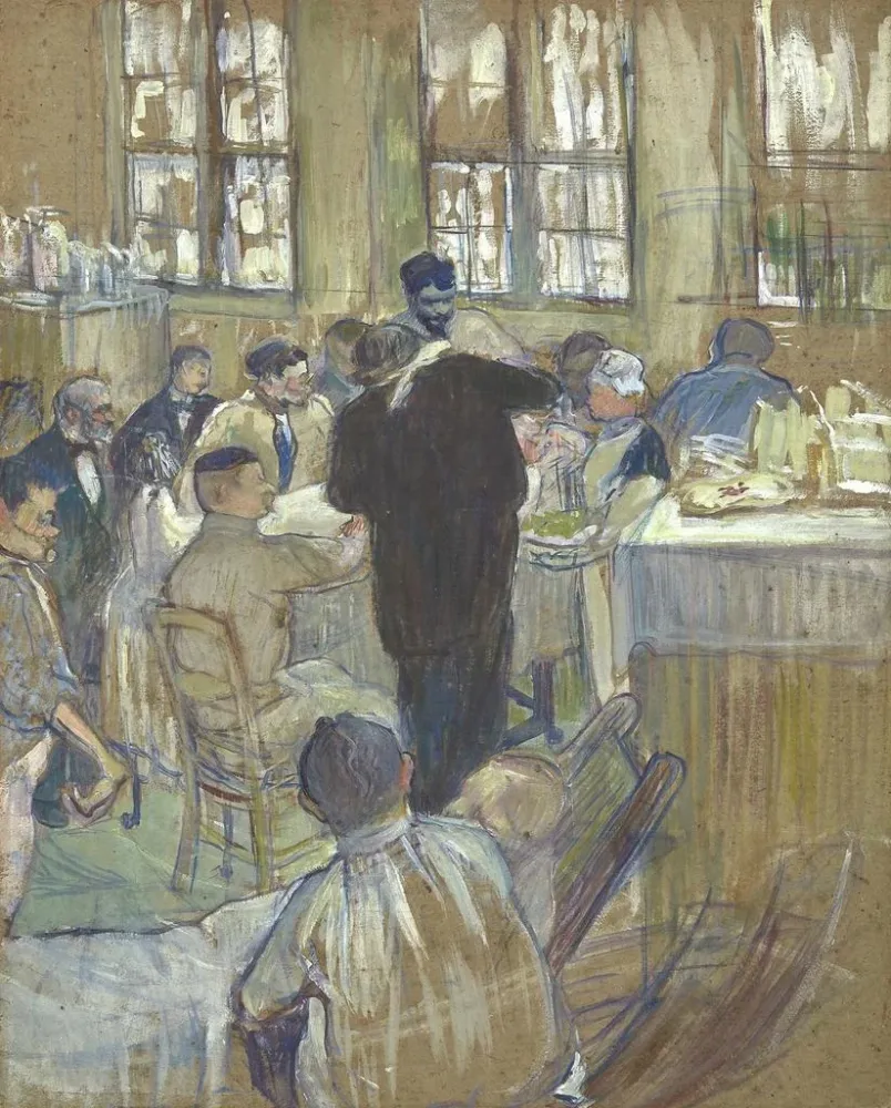 Maalaus Yksi toimenpide tohtori Panilta Kansainvälisessä sairaalassa - Henri de Toulouse - Lautrec | Taidetuloste