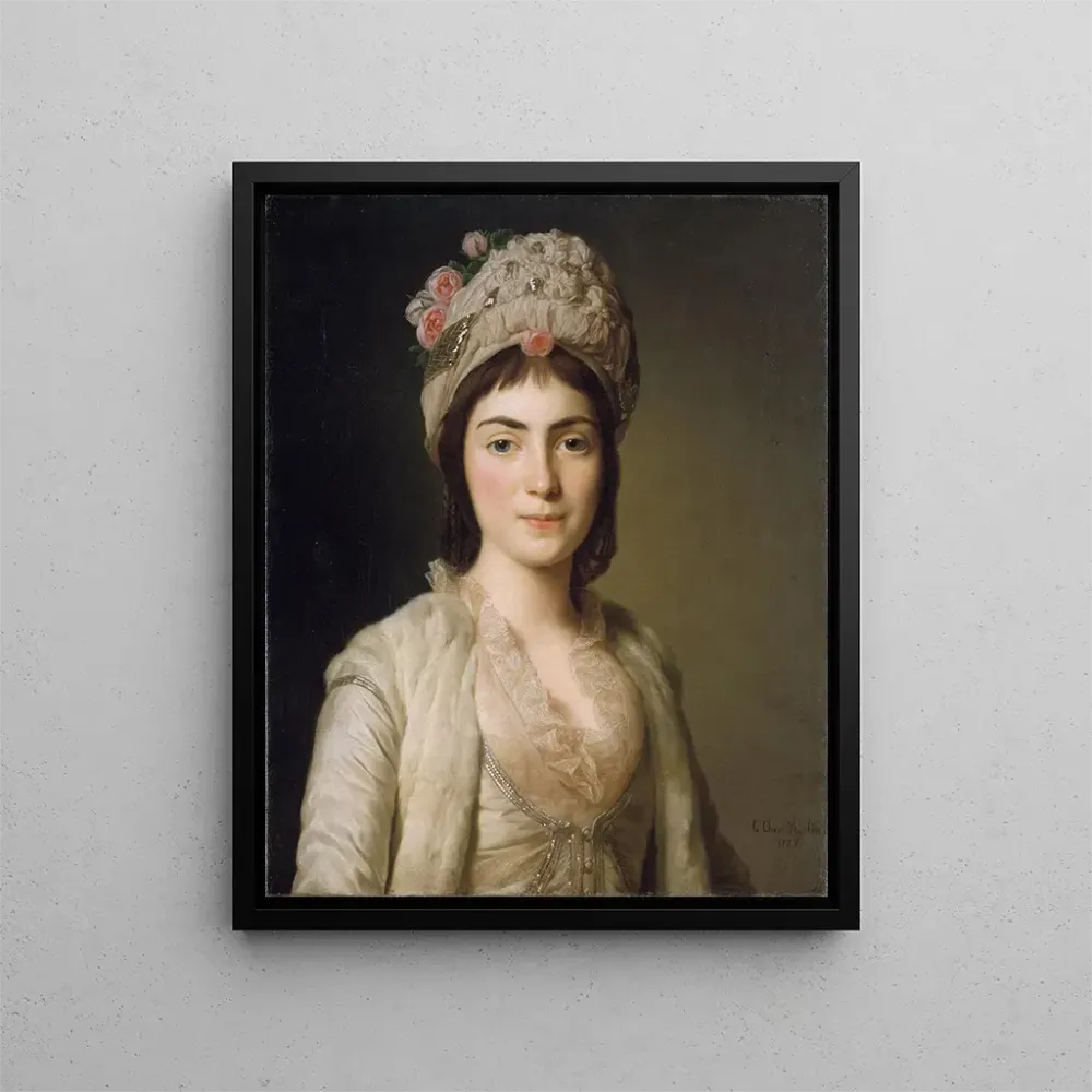 Maalaus Zoie Ghika Moldovan prinsessa - Alexander Roslin | Taidetuloste