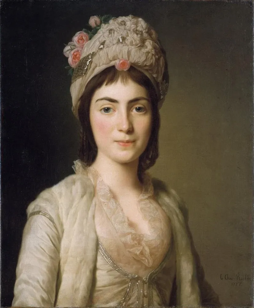 Maalaus Zoie Ghika Moldovan prinsessa - Alexander Roslin | Taidetuloste