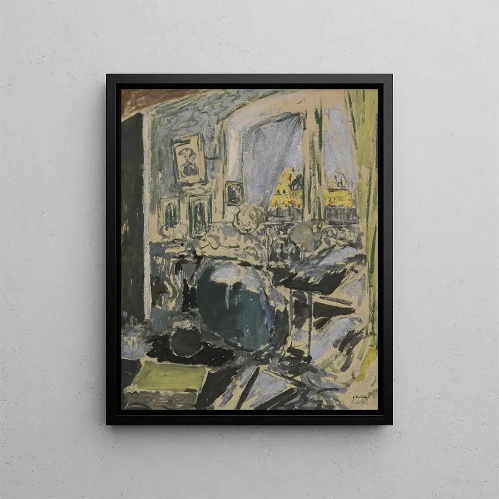 Madame Vuillardin maalaus, joka ompelee ikkunan vieressä – Édouard Vuillard | Taidetuloste