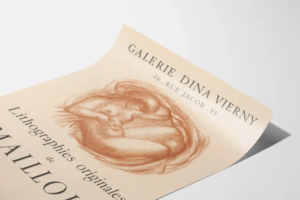 Maillolin alkuperäiset litografiat - Galerie Dina Vierny 1948