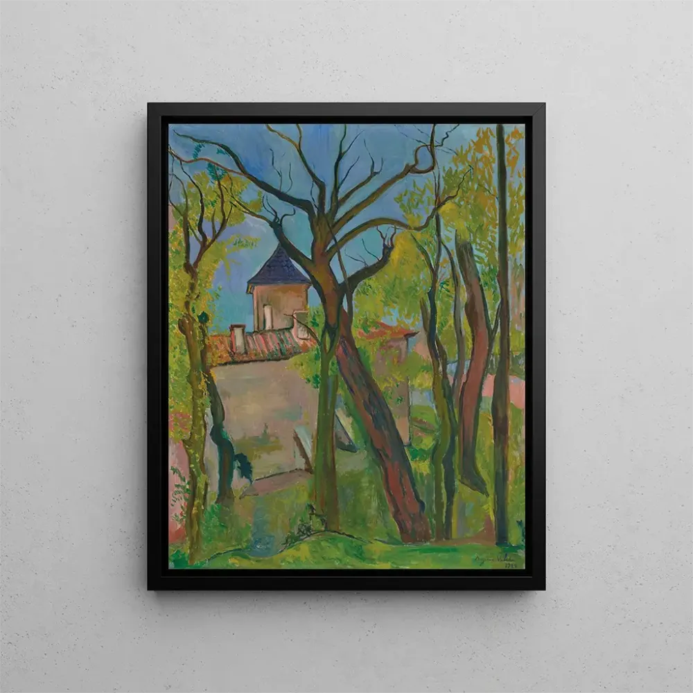 Maisemamaalaus Saint - Bernardista, Ain - Suzanne Valadon | Taidetuloste