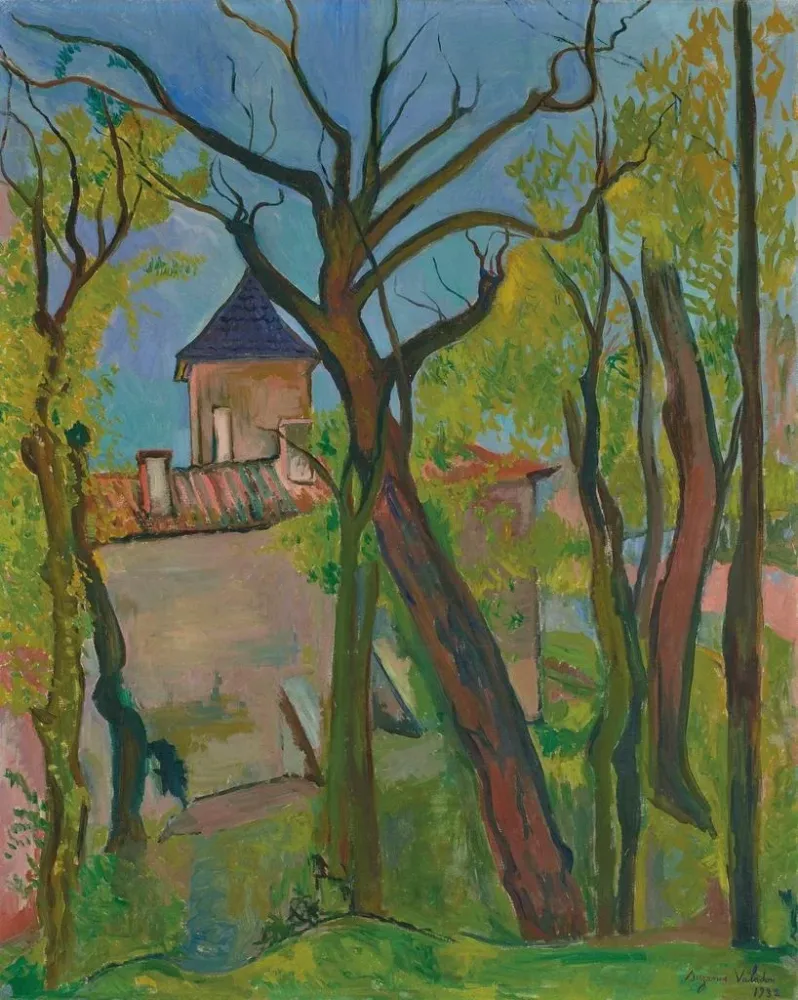 Maisemamaalaus Saint - Bernardista, Ain - Suzanne Valadon | Taidetuloste