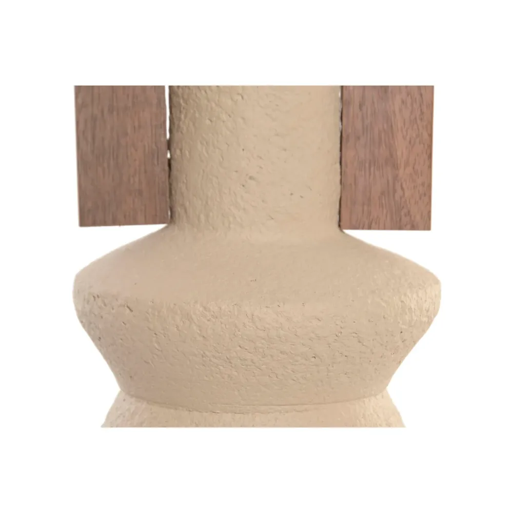 Maljakko Home ESPRIT Ruskea Beige Terrakotta Mangopuu 15 x 15 x 31 cm
