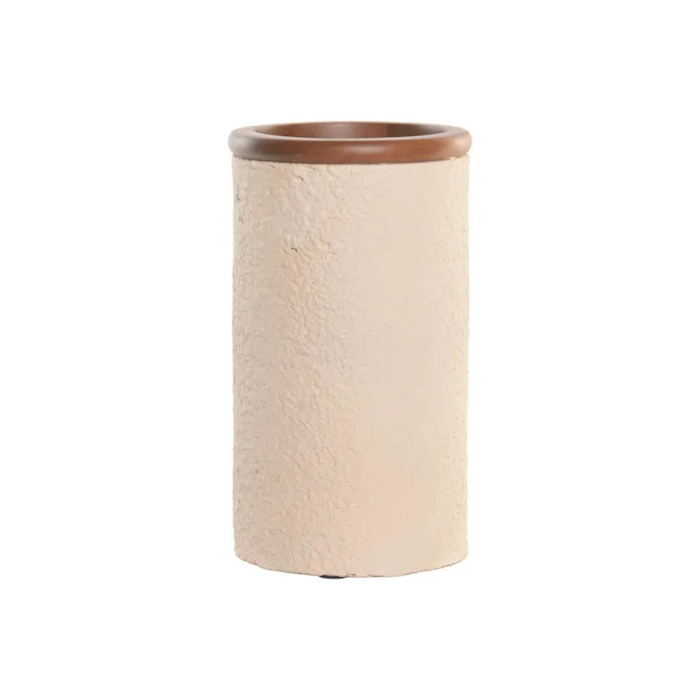 Maljakko Home ESPRIT Ruskea Beige Terrakotta Mangopuu 16 x 16 x 30 cm