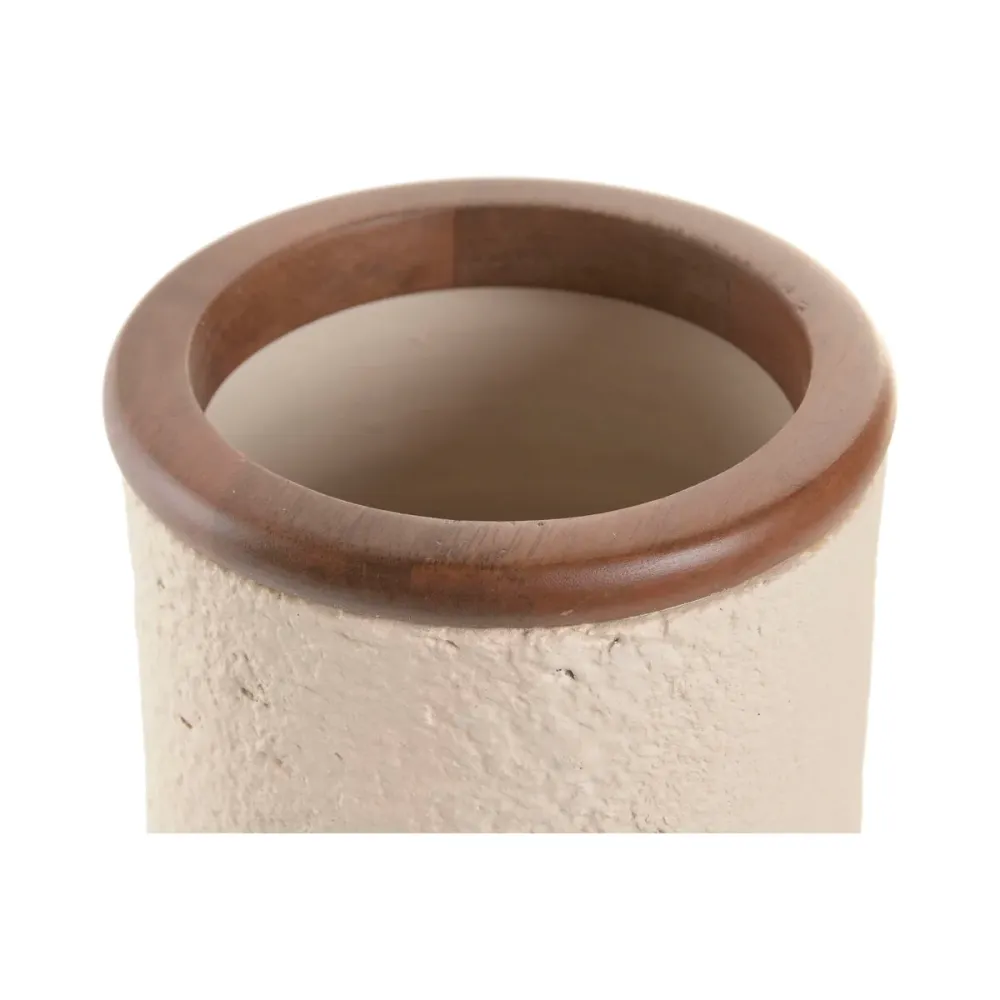 Maljakko Home ESPRIT Ruskea Beige Terrakotta Mangopuu 16 x 16 x 30 cm