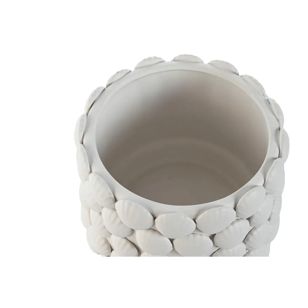 Maljakko Home ESPRIT Valkoinen Kivitavara Välimeren 22 X 22 X 17,5 cm