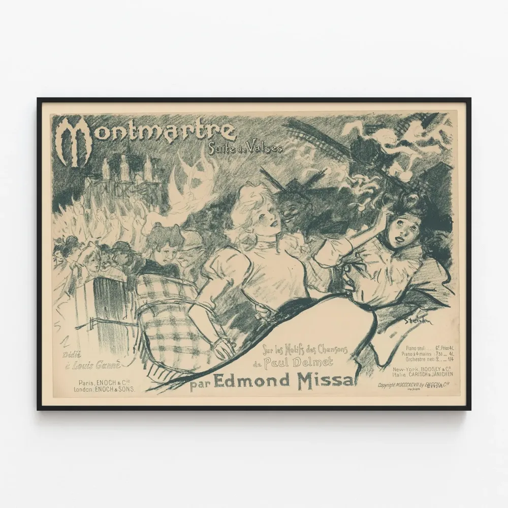 Montmartren koristejuliste Edmond Missan Valses-sarjan jatko