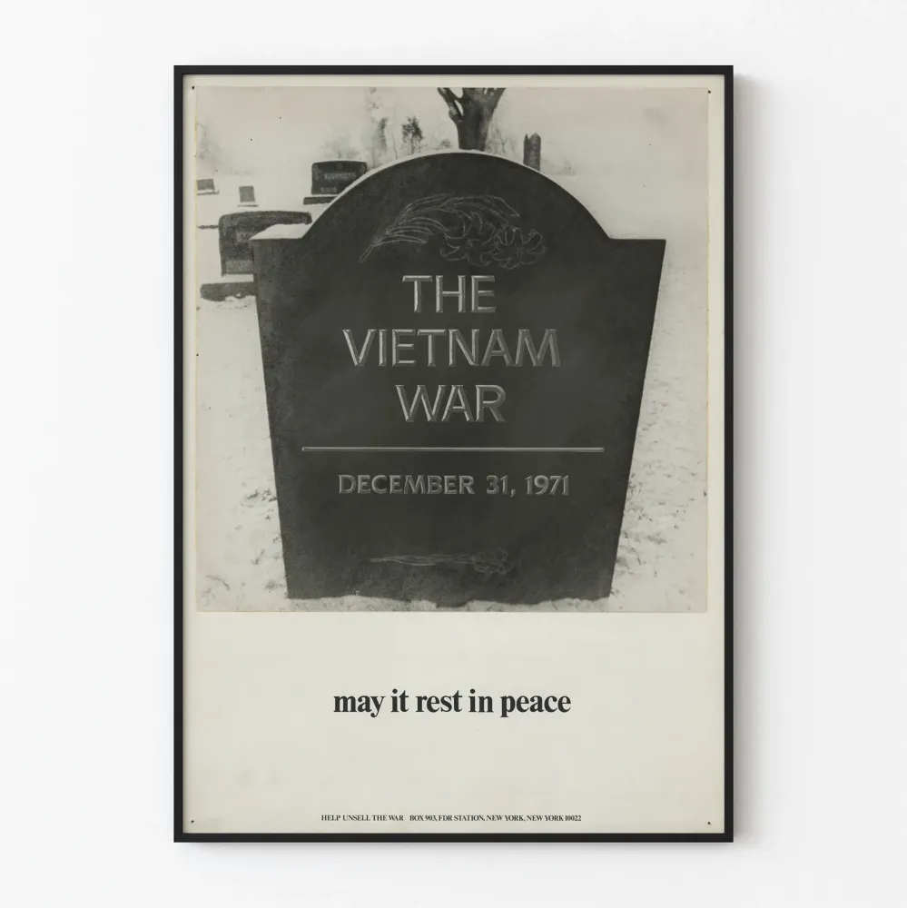 Muistokuvaus Juliste Vietnamin sota - Joulukuu 1971