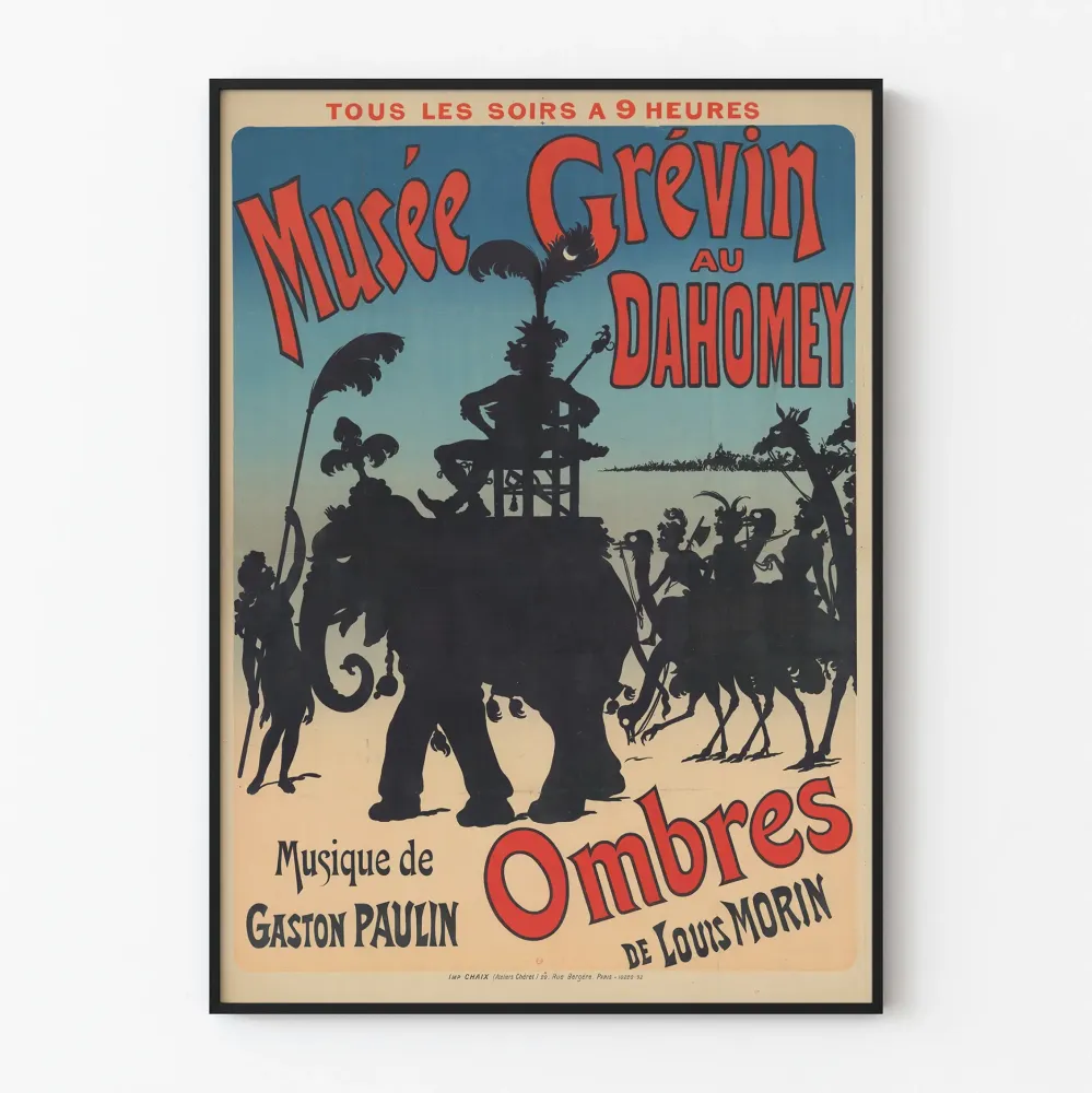 Museo Grévinin juliste Dahomessa - Louis Morinin varjot