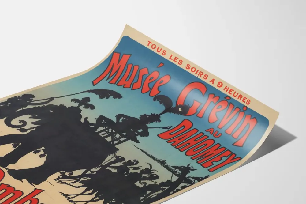 Museo Grévinin juliste Dahomessa - Louis Morinin varjot