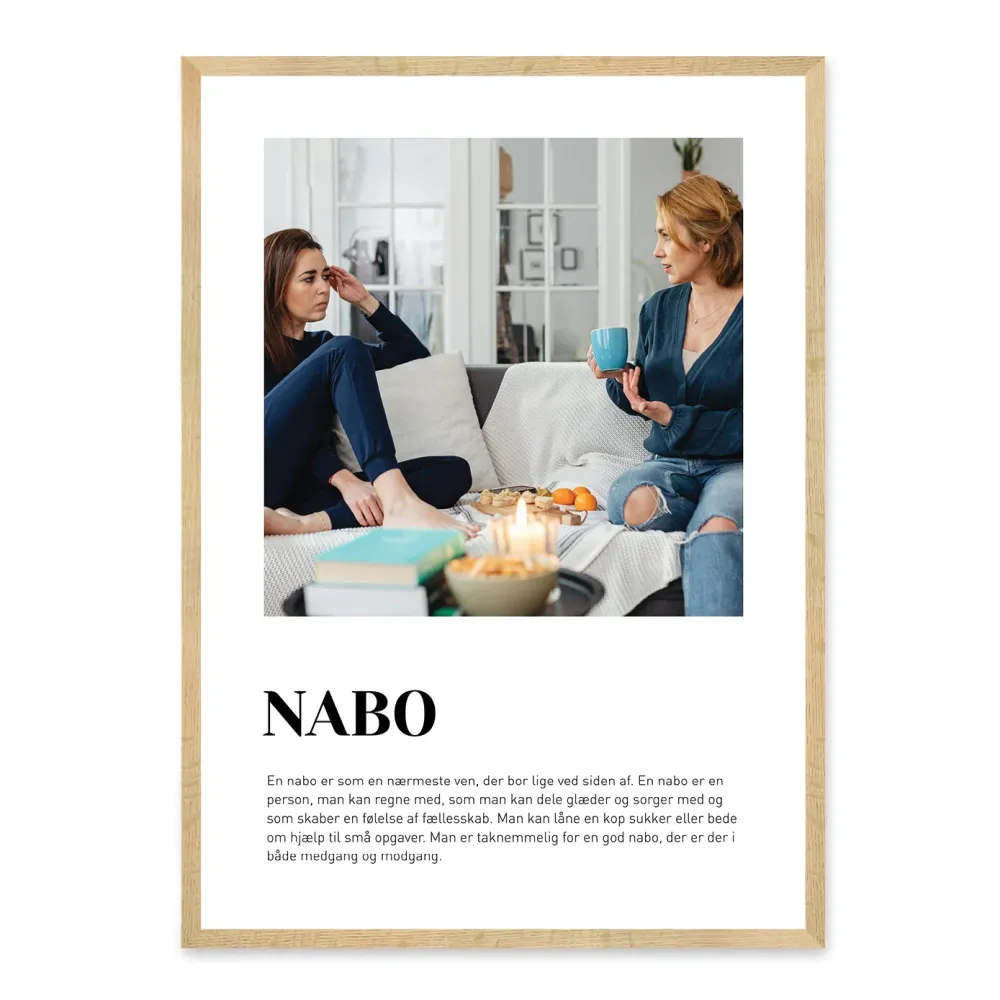 Nabo plakat - design selv
