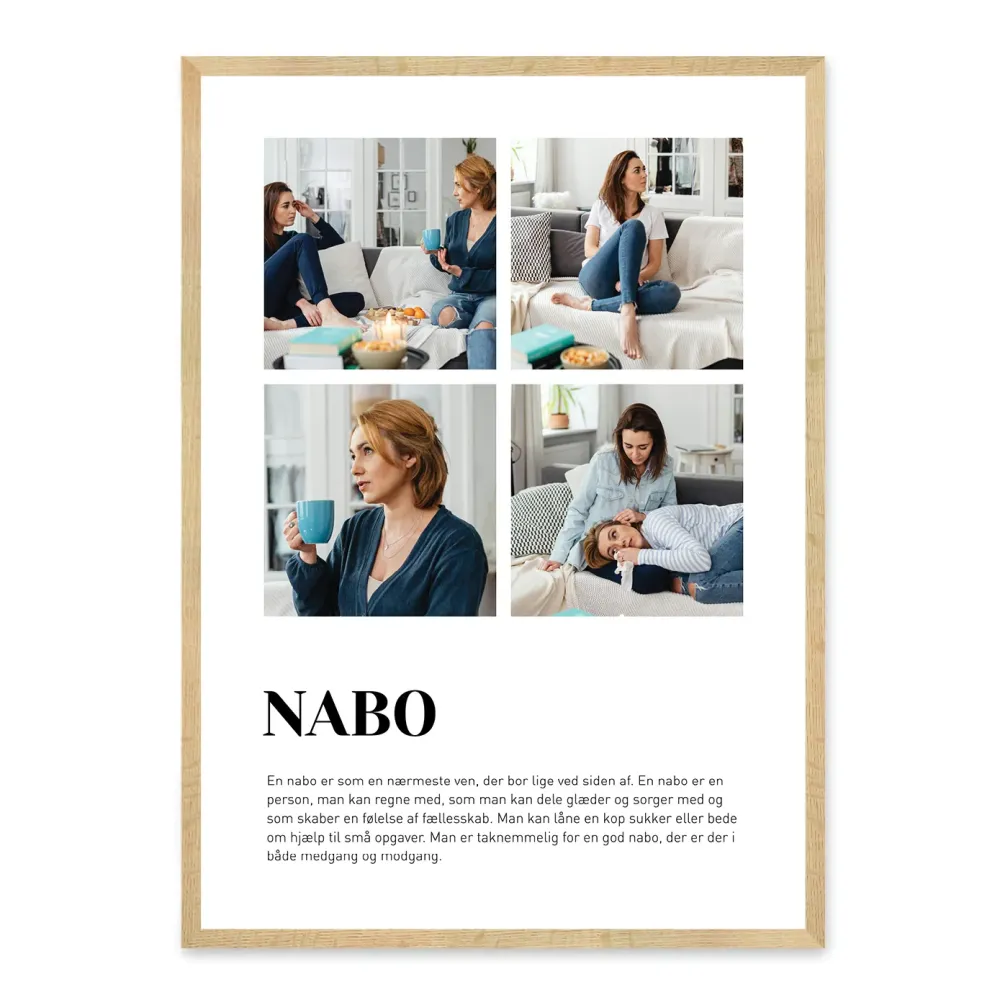 Nabo plakat - design selv