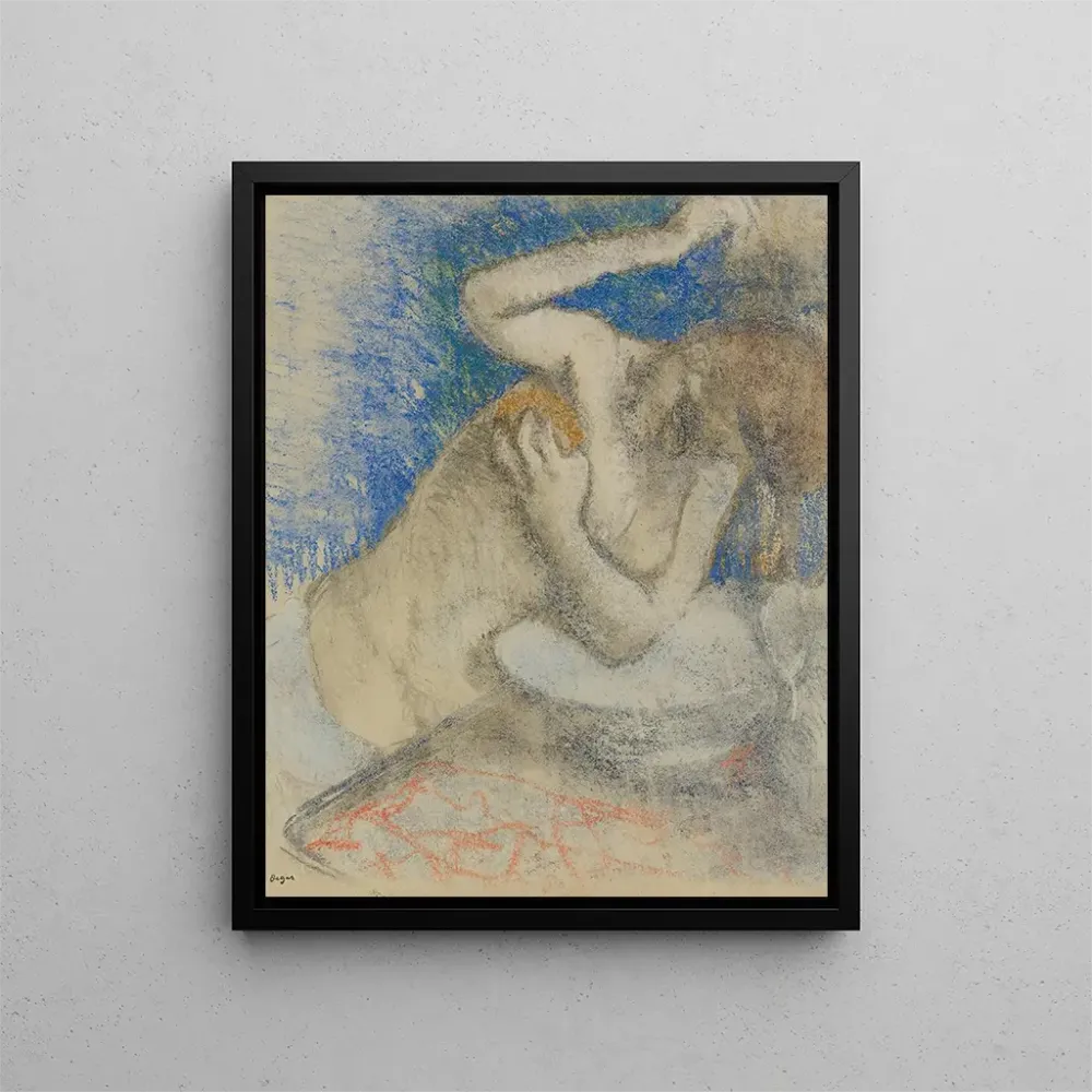 Naisten maalaus hänen pukeutumisessaan - Edgar Degas | Taidetuloste