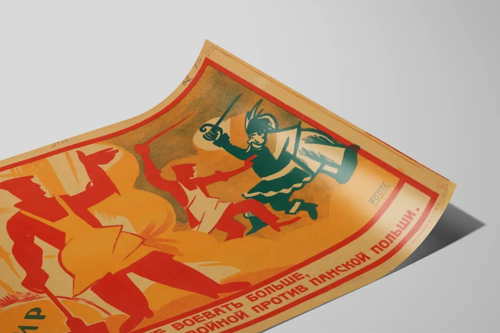 Neuvostoliiton pasifistisen propagandan juliste