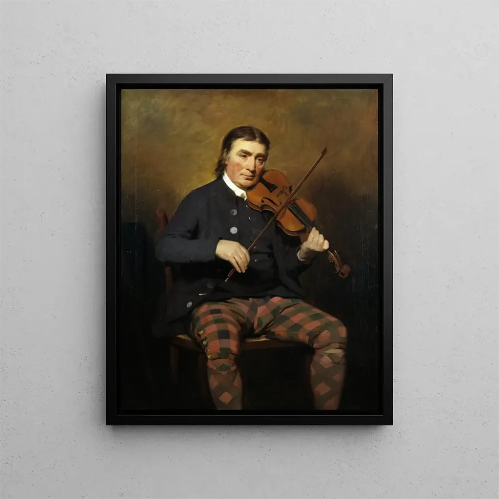 Niel Gow (1727 - 1807), viulisti ja säveltäjä - Sir Henry Raeburn | Taidetuloste