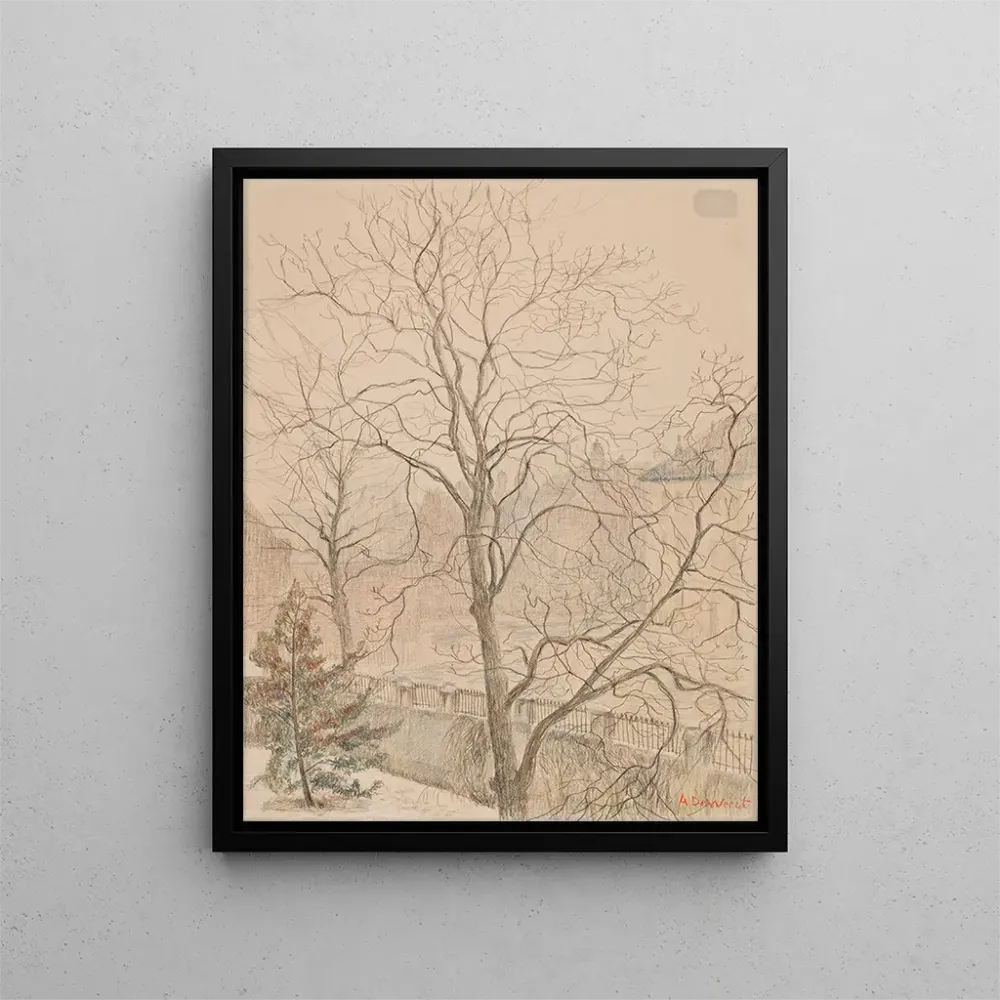 Noyer dans la brume - Anna De Weert | Taidetuloste