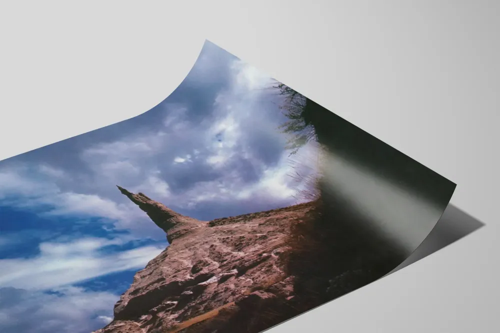 Nuoliseinä Chimney Rock Nebraskassa - Luontoon ja maisemiin liittyvä seinäkoriste Juliste