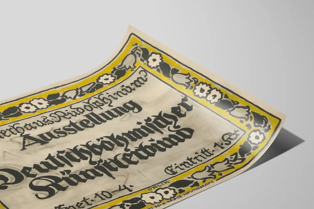 Näyttelyjuliste Kunstlerhaus Rudolphinum - Deutschböhmischer Künstlerbund