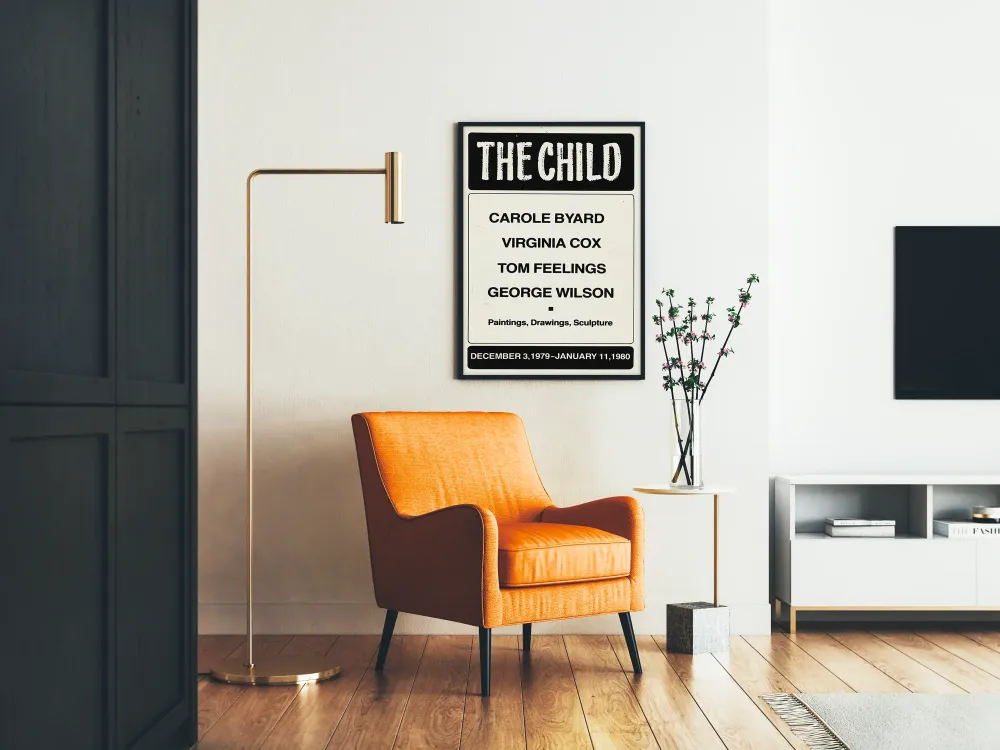 näyttelyn juliste Child - Maalaukset, piirustukset, veistos