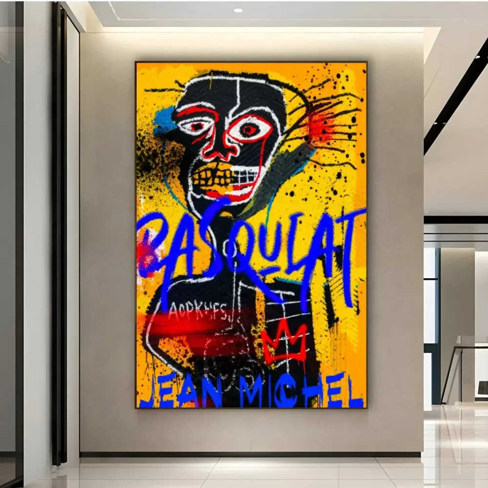 Jean Michel Basquiat keltainen OGC
