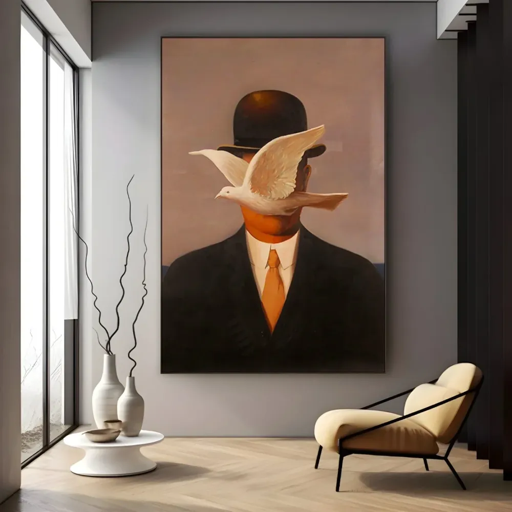 Mies keittimessä, Rene Magritte OGC