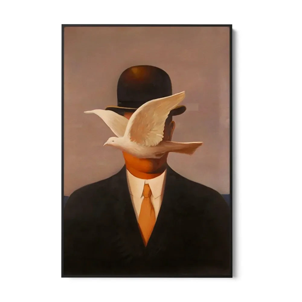 Mies keittimessä, Rene Magritte OGC