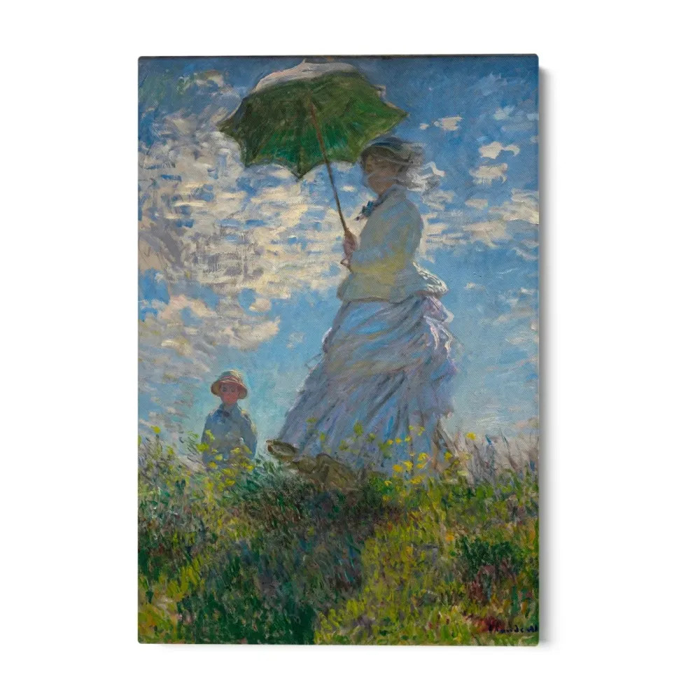 Nainen, jolla on päivänvarjo, Claude Monet OGC