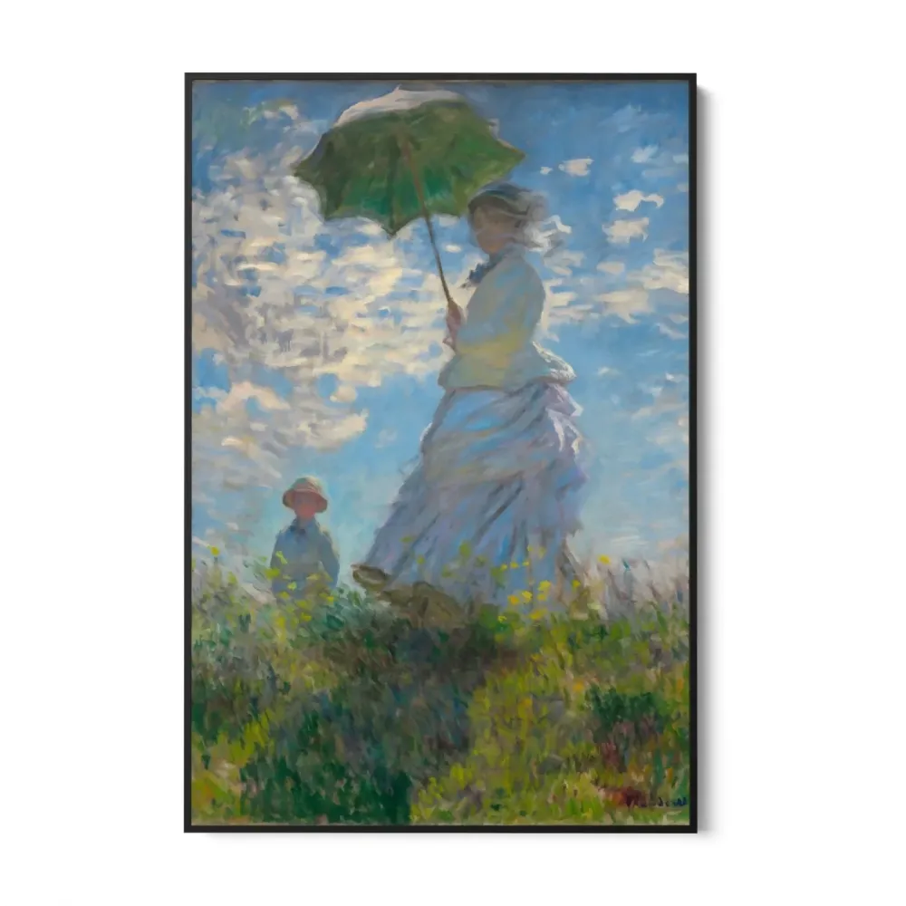 Nainen, jolla on päivänvarjo, Claude Monet OGC