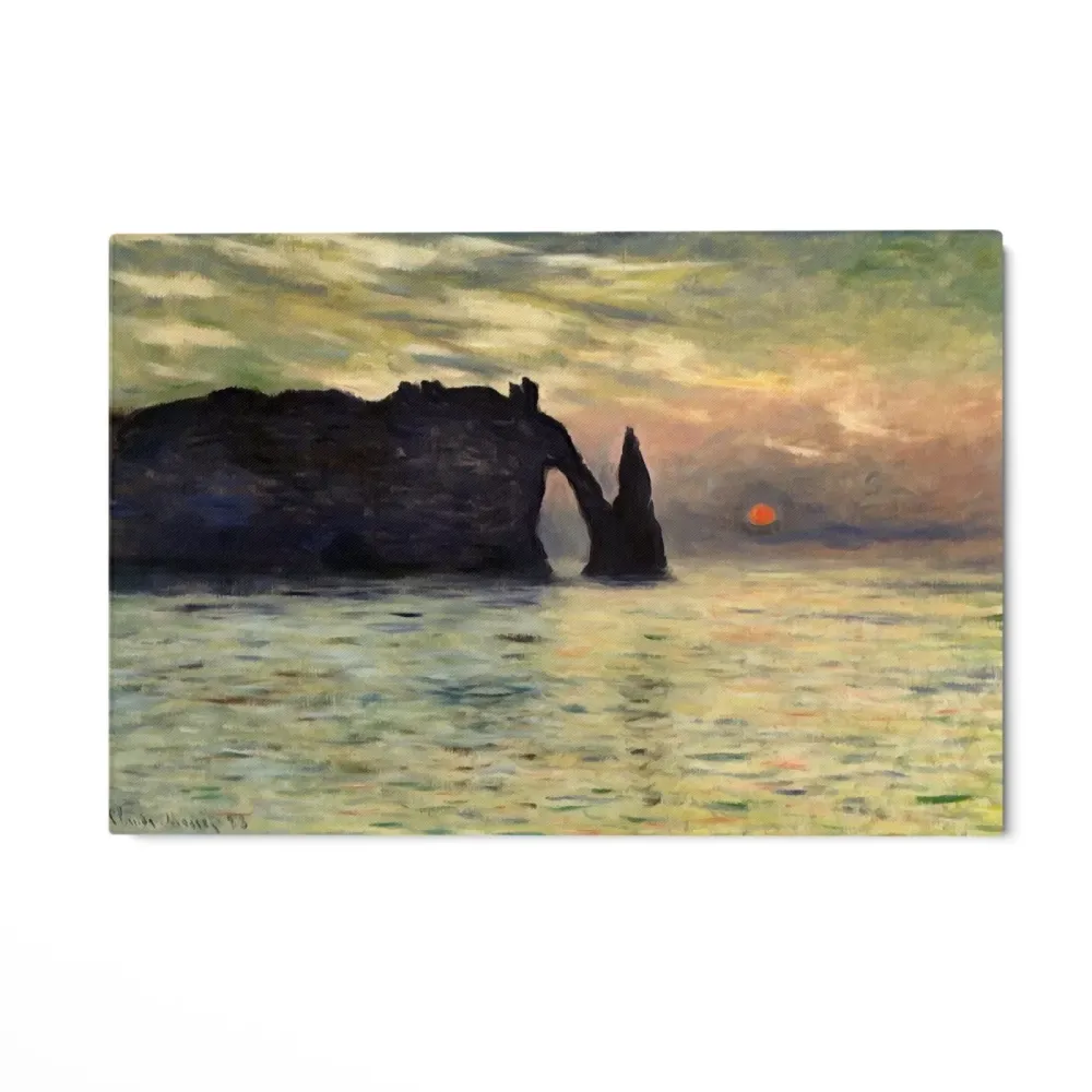 Scogliera etretat - Claude Monet OGC