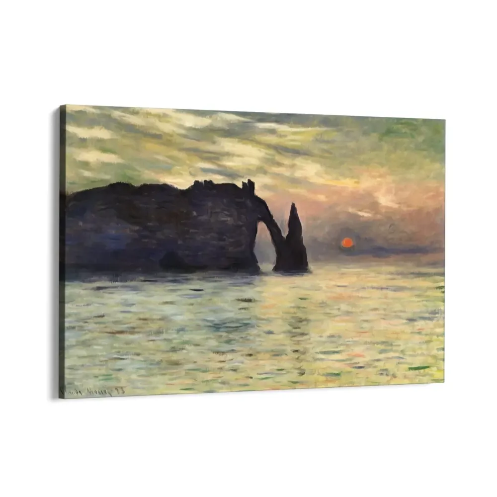 Scogliera etretat - Claude Monet OGC