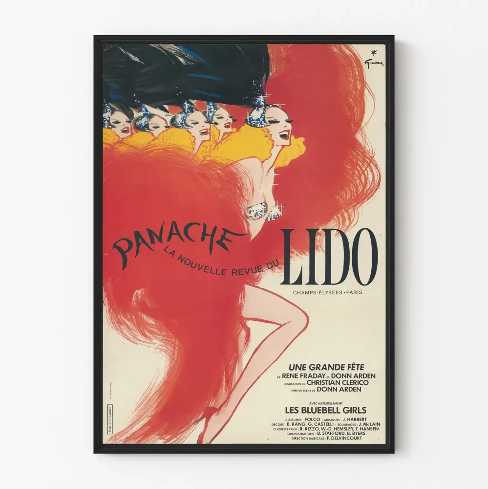 Panache Juliste La Nouvelle Revue du Lido - Tyylikäs Seinäsisustus