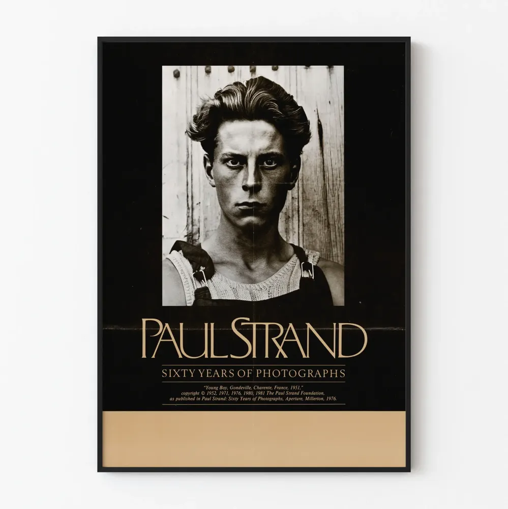 Paul Strand - Kuusi vuosikymmentä valokuvia Juliste