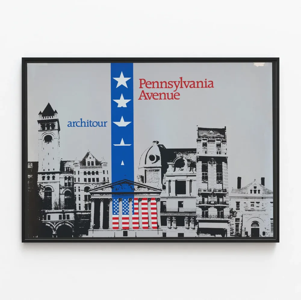 Pennsylvania Avenue -kaari juliste seinäkoristelu