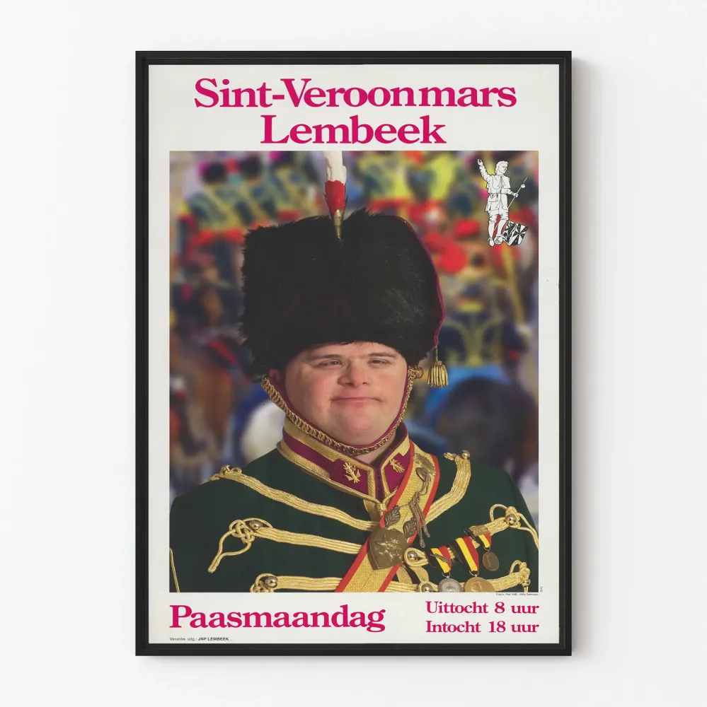 Perinteinen Sint-Veroonmars Juliste Lembeke Pääsiäispäivä