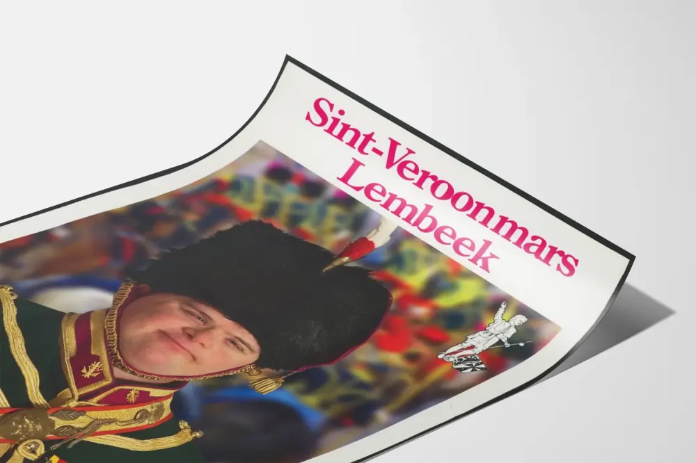 Perinteinen Sint-Veroonmars Juliste Lembeke Pääsiäispäivä