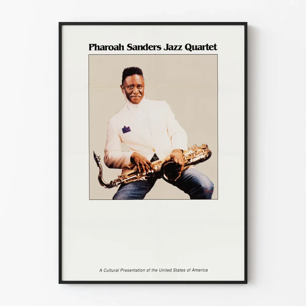 Pharoah Sanders Jazz Quartet -juliste seinäkoristetta varten