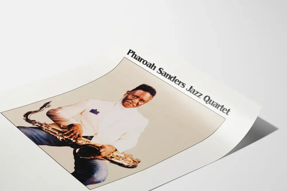 Pharoah Sanders Jazz Quartet -juliste seinäkoristetta varten