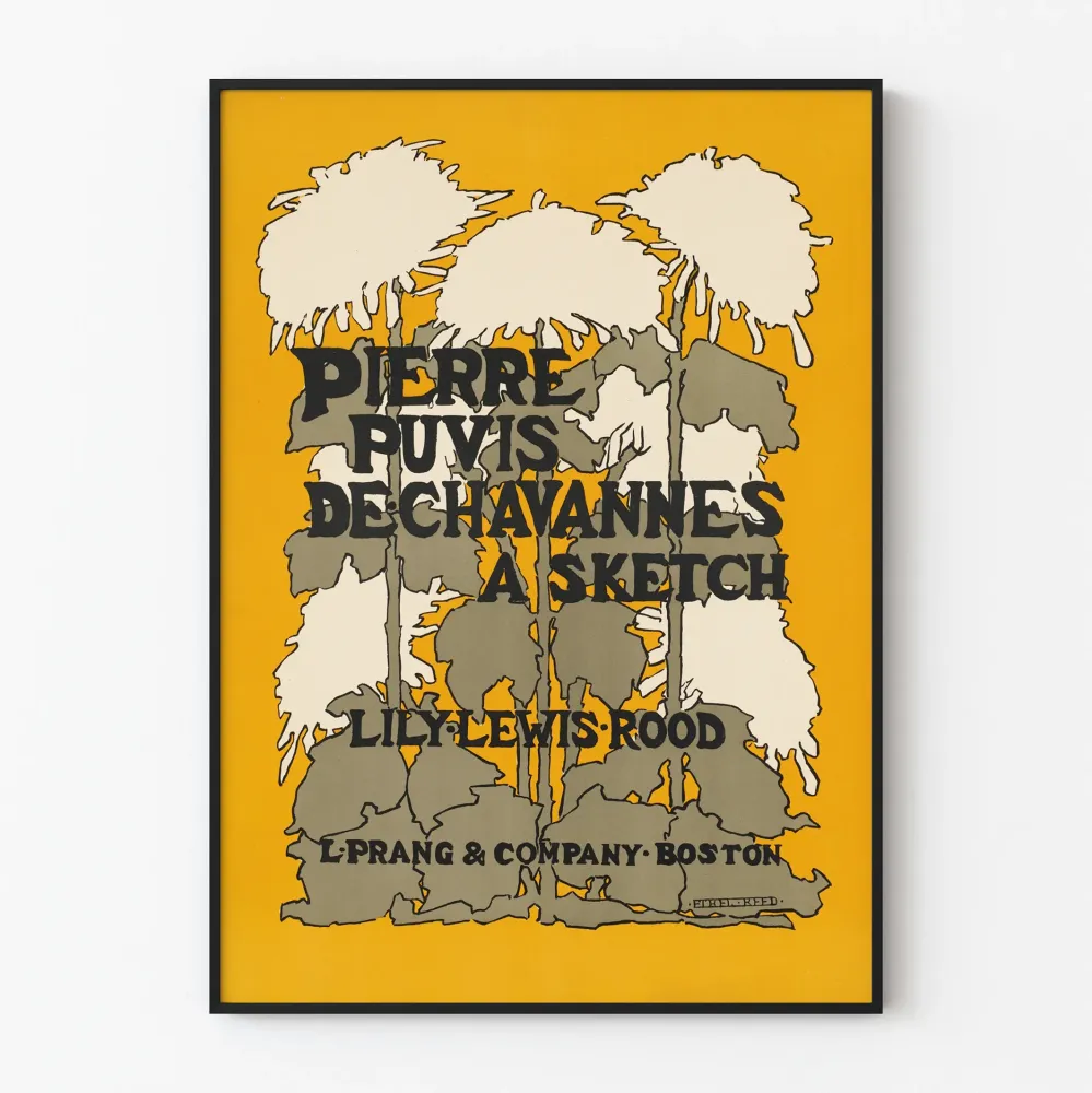 Pierre Puvis de Chavannes -juliste Lily Lewis Roodilta